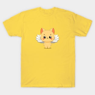 Cat wearing angel wings T-Shirt